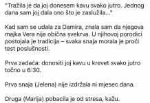 “Svekrva je ‘testirala’ sve snaje – ali kad je došao moj red, napravila sam nešto neočekivano” “Svekrva je ‘testirala’ sve snaje – ali kad je došao moj red, napravila sam nešto neočekivano” - featured image